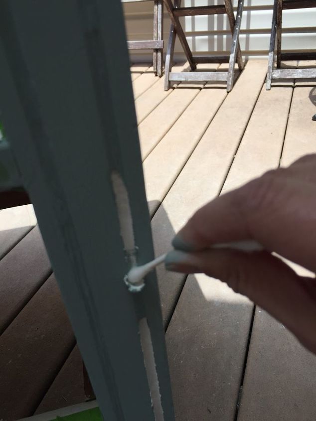 vintage dresser was missing legs, painted furniture