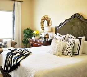 cool crisp black white summer bedroom, bedroom ideas, home decor