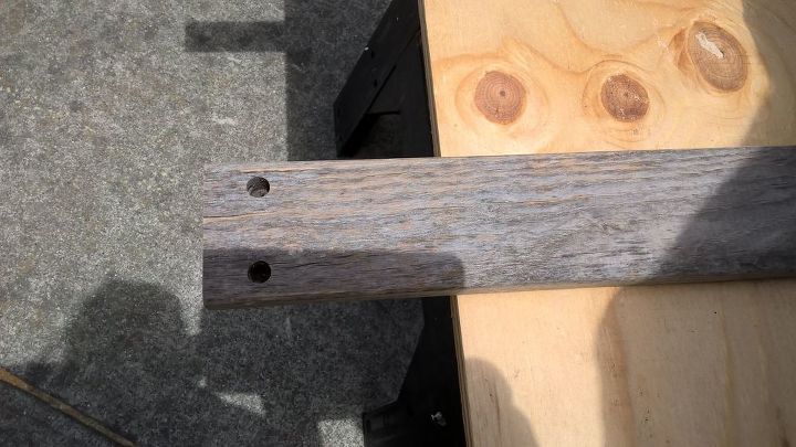 reclaimed bathroom caddy