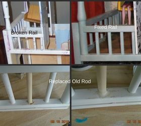 dollhouse remodel, crafts, painted furniture