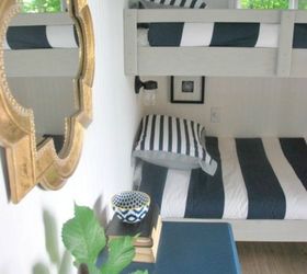 s why everyone is freaking out over these country cottage rooms, bedroom ideas, entertainment rec rooms, home decor, These nautical themed bunk beds are so cute