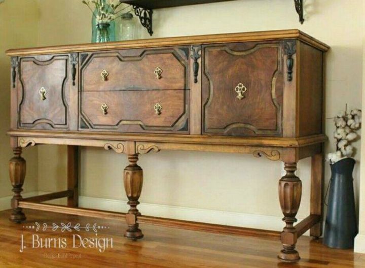 15 magical furniture flips using nothing but unicorn spit stain, Restore an antique sideboard