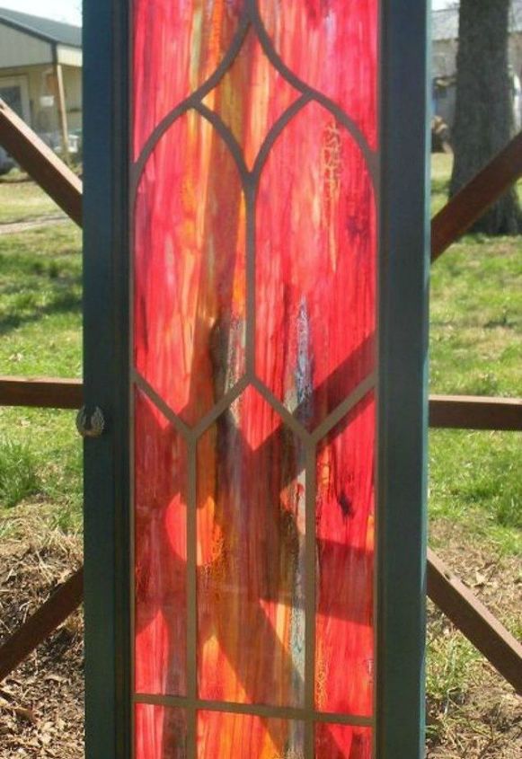 15 magical furniture flips using nothing but unicorn spit stain, Reinvent your china hutch with stained glass