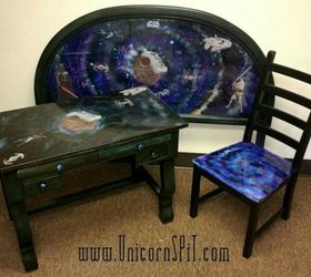 15 magical furniture flips using nothing but unicorn spit stain, Create space themed furniture