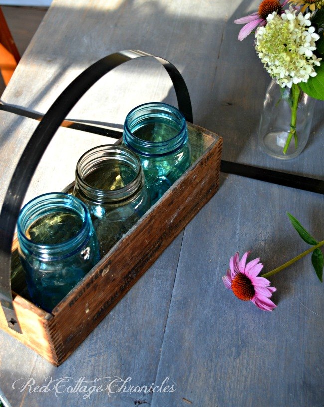 thrift store upcycle fixer upper style, container gardening, how to, mason jars, repurposing upcycling