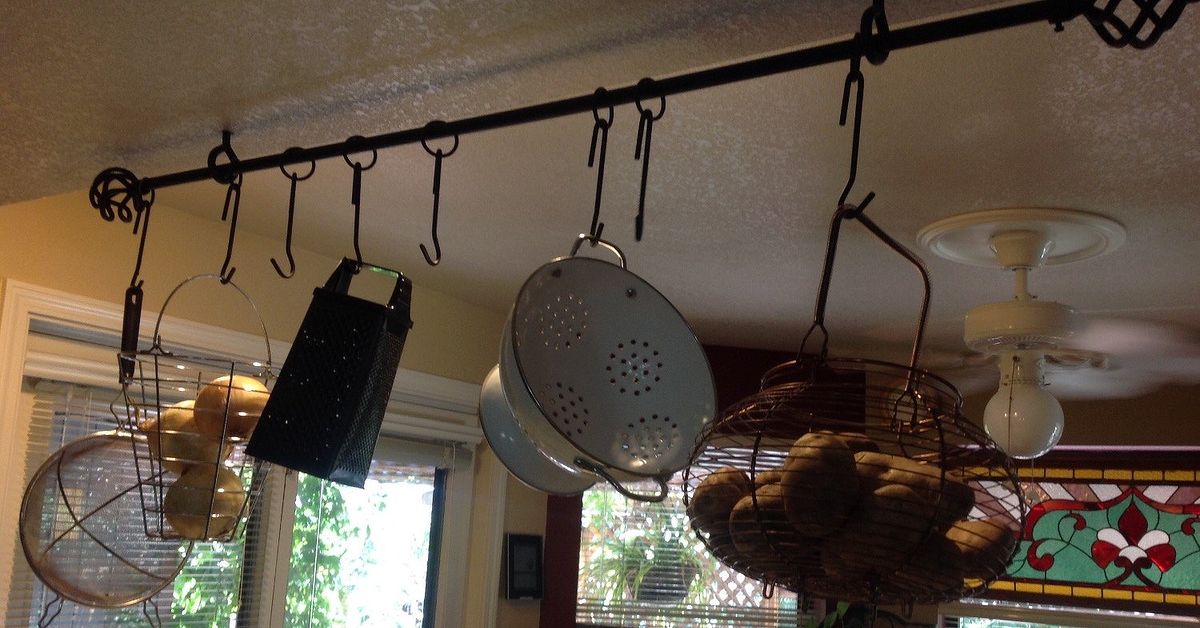 Homemade Window Pot Racks