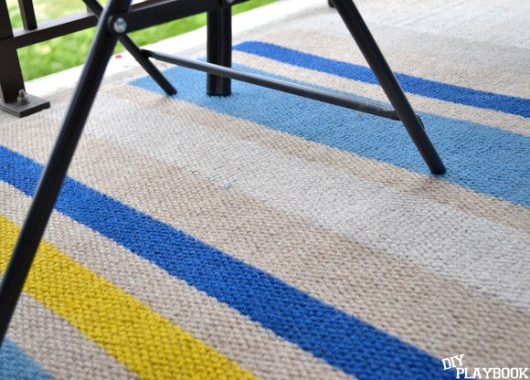 how to paint an outdoor rug, crafts, how to, painting