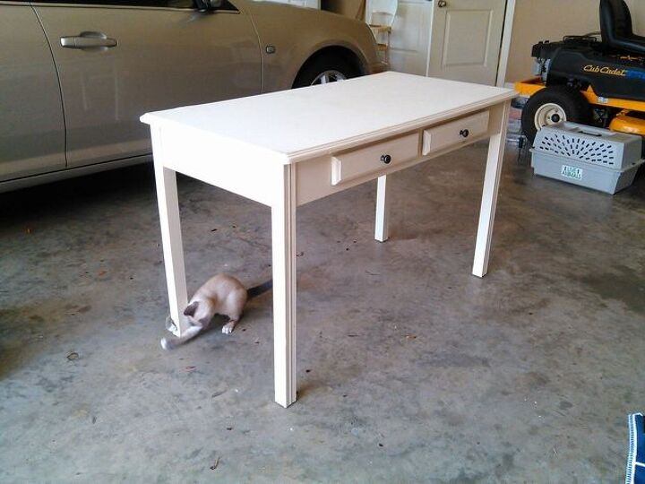 q help for repurposing a simple table in to a media center, repurpose furniture, repurposing upcycling, woodworking projects