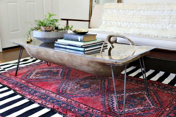 s 11 ways to make expensive looking home decor with a bowl, home decor, Turn a large bowl into an antique table