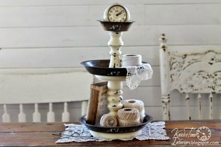 s 11 ways to make expensive looking home decor with a bowl, home decor, Stack them into a tiered stand