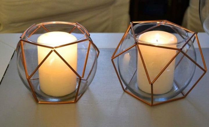 s 11 ways to make expensive looking home decor with a bowl, home decor, Use them as candle holders