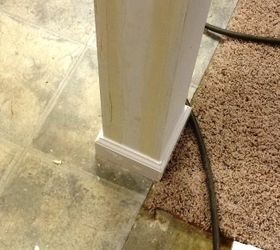 creating a wood post covering for a basements metal support post