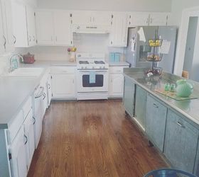 total kitchen transformation with a bit of retro history , home improvement, kitchen cabinets, kitchen design, kitchen island