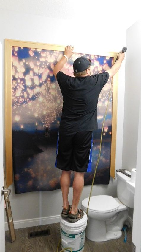 shower curtains are not just for showers , bathroom ideas, diy, home decor, repurposing upcycling, small bathroom ideas