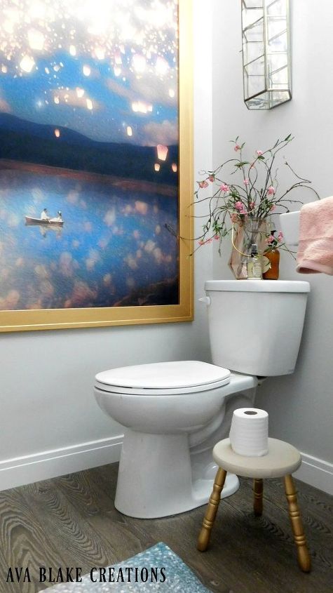 shower curtains are not just for showers , bathroom ideas, diy, home decor, repurposing upcycling, small bathroom ideas