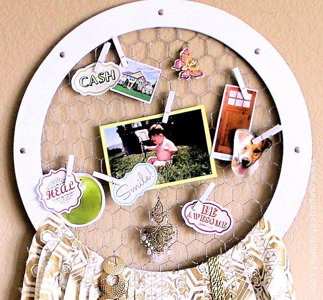 inspirational dream catcher vision board combined , crafts, home decor, wreaths