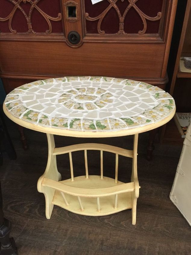 end table rescue , painted furniture