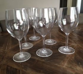 bridal party favors , crafts, Plastic wine glasses