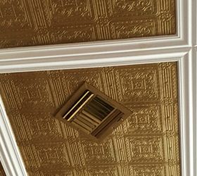 Tin Ceiling on a BUDGET