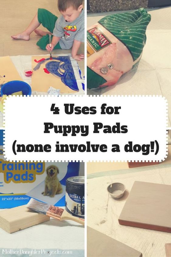 4 usos diy de las almohadillas para cachorros