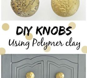 diy knobs using polymer clay, crafts, how to