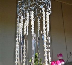 my first of many wind chime, crafts, gardening, repurposing upcycling