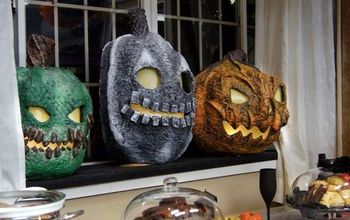 How To Make Paper Clay Jack-O'-Lanterns For Halloween