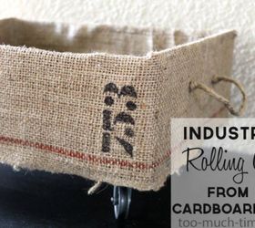 14 free storage ideas using cardboard boxes, Turn it into a rolling crate