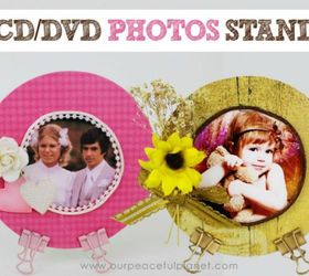 s 15 brilliant things to do with your old cds, repurposing upcycling, Turn them into a photo stand