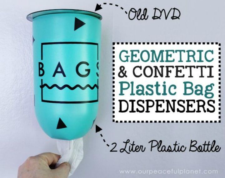 s 15 brilliant things to do with your old cds, repurposing upcycling, Upcycle it into a plastic bag dispenser