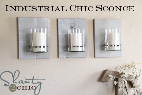 13 Homemade Wall Sconces That Double As Wall Decor Hometalk