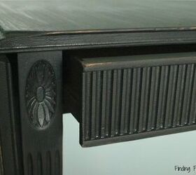 farmhouse fun entryway table in ofmp pitch black, painted furniture