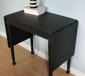 farmhouse fun entryway table in ofmp pitch black, painted furniture