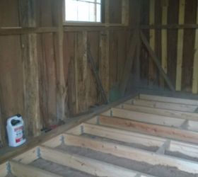 from smokehouse to rose cottage, gardening, home improvement, New floor joists