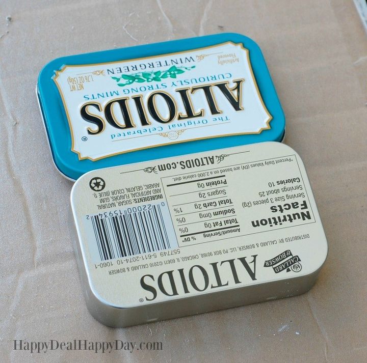 diy lunch box treat note holder from an altoid tin crafts repurpose household items repurposing upcycling