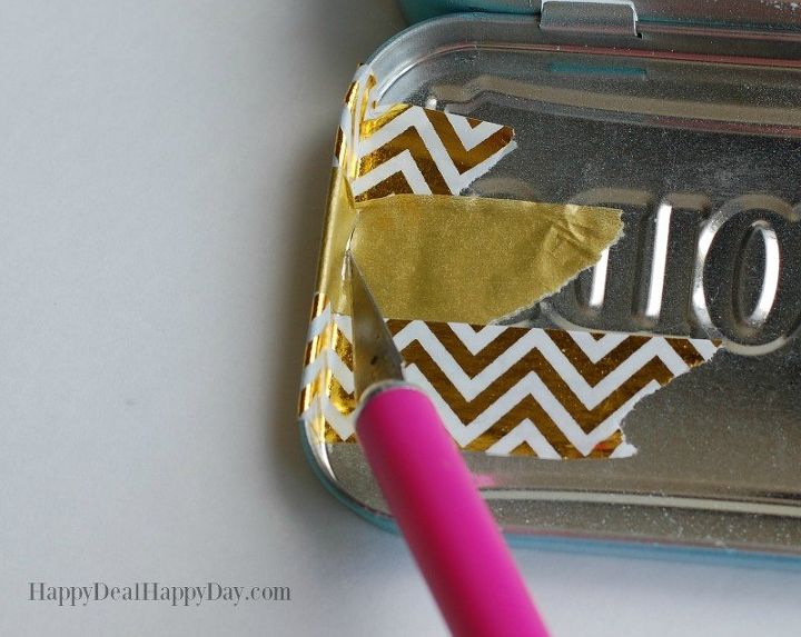 diy lunch box treat note holder from an altoid tin, crafts, repurpose household items, repurposing upcycling, storage ideas