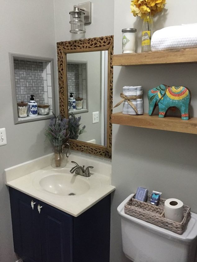 Easy Diy Builders Grade Bathroom Updates Hometalk