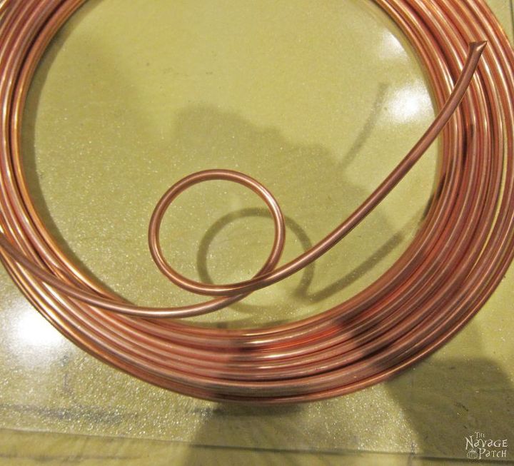 coiled copper wind chimes, crafts, how to, outdoor living