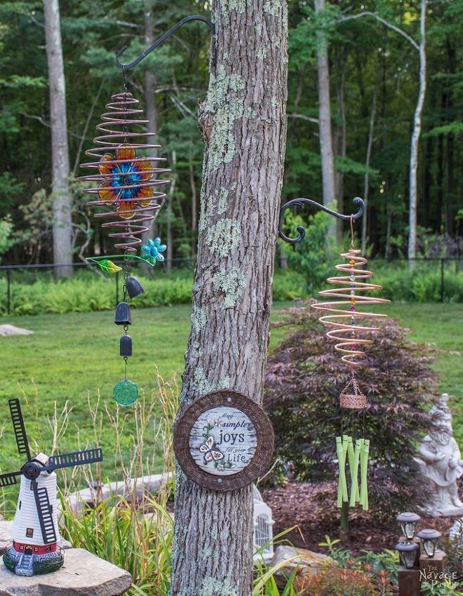 coiled copper wind chimes, crafts, how to, outdoor living