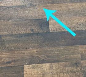 my wood floor has a white streak that won t wash off, See the streak