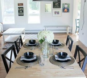 a habitat for humanity kitchen dining room makeover, dining room ideas, kitchen design