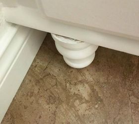 11 ways to transform your bathroom vanity without replacing it, Add legs to give your vanity a lift