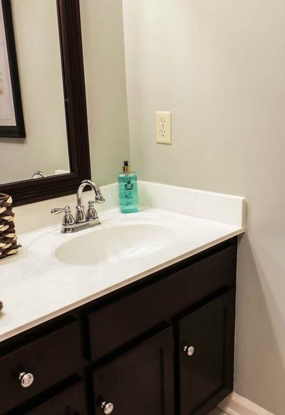 s 11 ways to transform your bathroom vanity without replacing it, bathroom ideas, Use gel paint to give it a new look