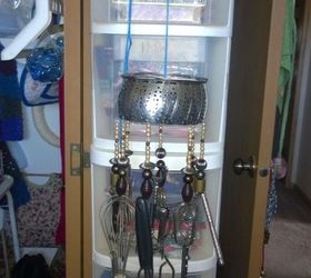 kitchen chic wind chime, crafts, repurposing upcycling