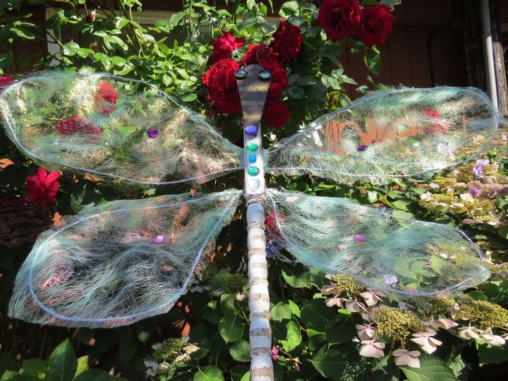 dragonfly for the garden, crafts, how to