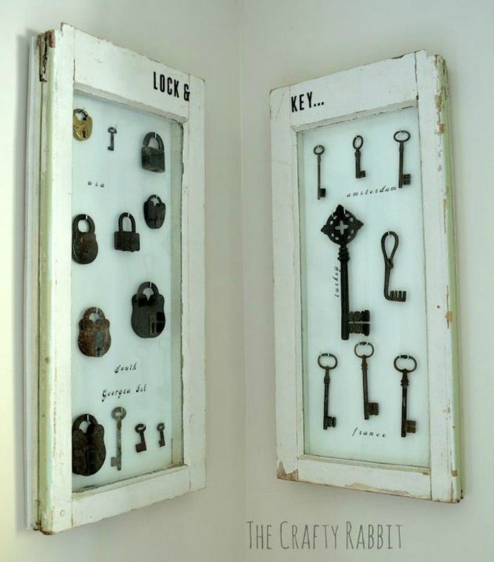 11 cosas geniales que la gente hace con sus llaves viejas, Las utilizan como decoraci n del hogar