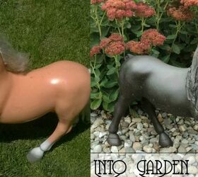 toy horse upcycle, crafts, repurposing upcycling