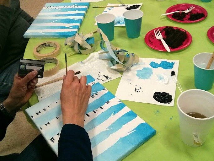 how to host your own paint party even if you can t paint , crafts, how to, painting