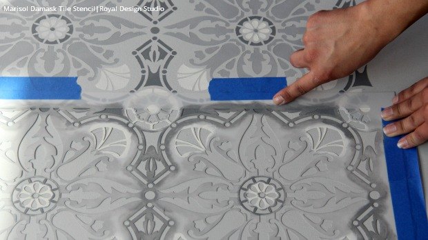 How To Paint A Hardwood Floor With Tile Stencils Hometalk How To Paint A Hardwood Floor With Tile Stencils Flooring Floors Home
