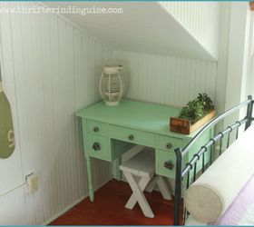 cozy cottage corner desk, painted furniture